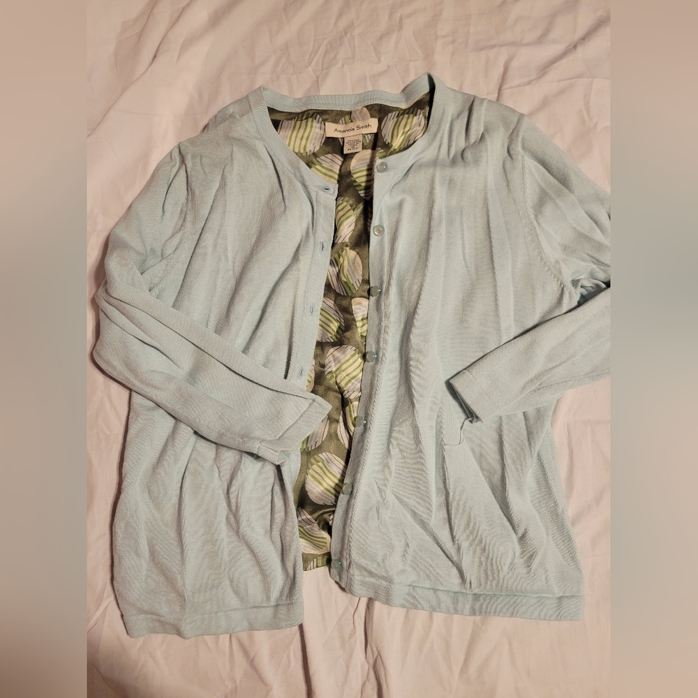 Med silk lined cardigan